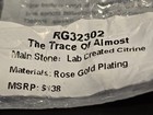 Ring Bomb Party OG RG32302 "The Trace Of Almost" Rose Gold/Citrine size 7 — photo 3
