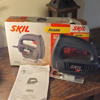 Skil 4230 Jigsaw 3.2 Amp Corded Saw w Box Manual Tested Working Clean