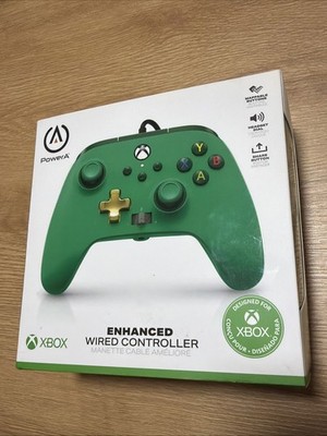 Xbox Power A Enhanced Wired Controller Green - Brand New, Sealed