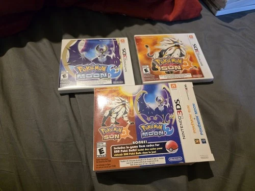 New ListingNintendo Pokémon Sun & Moon Nintendo 3DS RPG Double Pack with Case & Manual