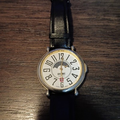 vinatge Gitano Japan Quartz Movement 7610 Wrist Watch moonphase | eBay