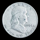 1954-D Franklin Silver Half Dollar