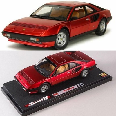 FERRARI MONDIAL 8 COUPE 60TH RELAY MATTE RED 1:18 HOT WHEELS ELITE FREE SHIPPING