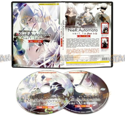 NieR:Automata Ver1.1a DVD BOX Vol.1.2セット NIER : AUTOMATA VER1.1A (PART 1+2) - ANIME TV SERIES DVD (1-24 EPS