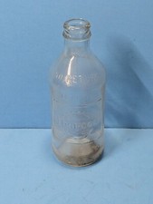 Vintage 60s PEPSI~COLA 10 oz Embossed Clear G...