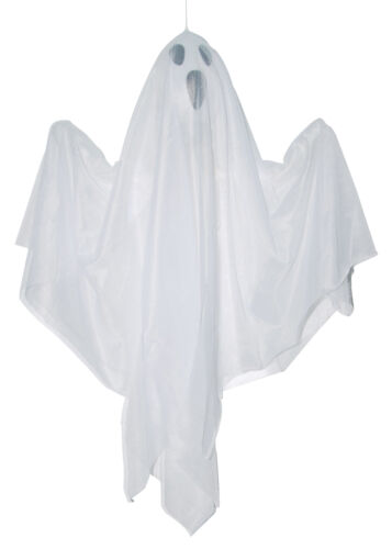 Hängend 18 Zoll groß weißer Geist gruselig Halloween Spukhaus Requisite Gemmy - Bild 1 von 1