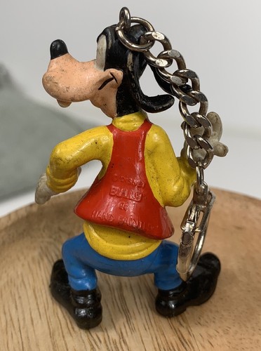 Vintage Bullyland Goofy Disney World WDW keyring Keychain - Picture 6 of 7