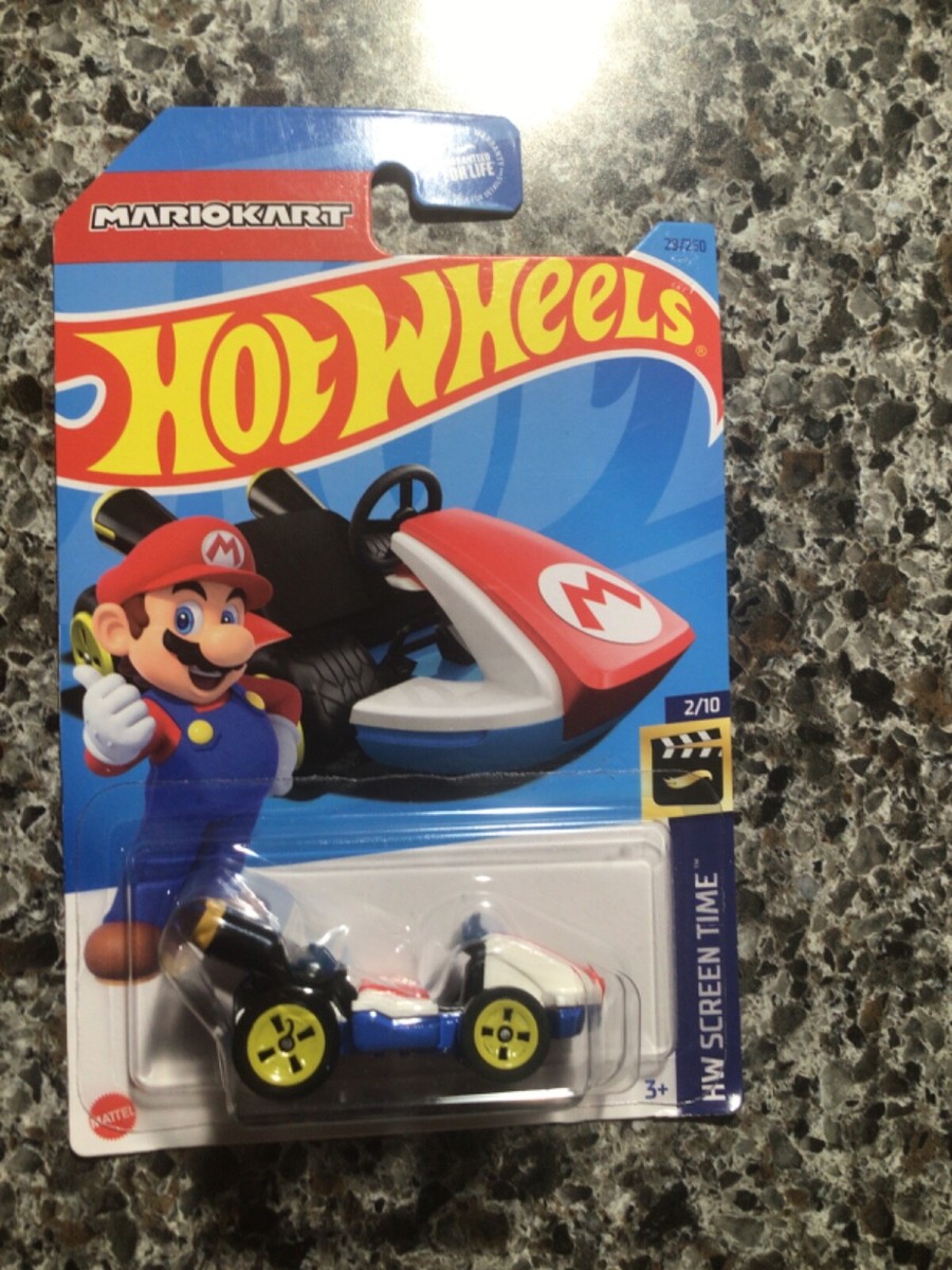 🔥🎮Hot Wheels Standard Kart- Mario Kart #8/250 HW Screen Time