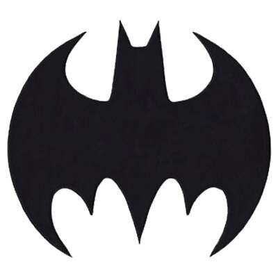 Offiziell Dc Comics Batman XL Logo Bestickt Aufbügeln Applikation Flicken