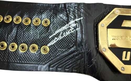 CHARLES DO BRONXS OLIVEIRA SIGNED UFC CHAMPIONSHIP BELT BECKETT BAS COA BP70096 - Picture 2 of 3