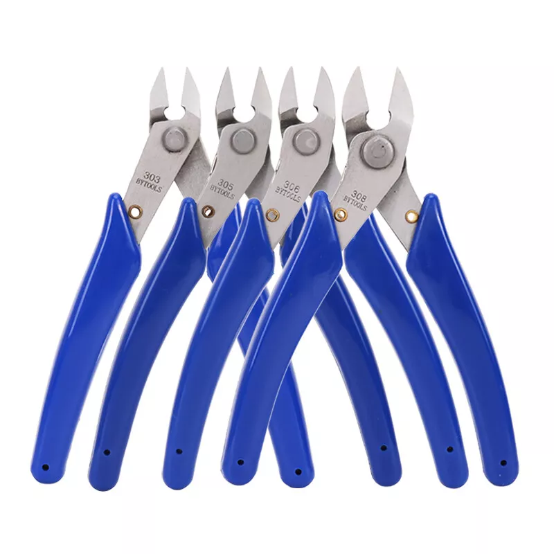 Stainless Steel Fine-Point Flush Side Cutters Pliers Jewelry