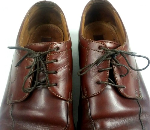 Scarpe Oxford stringate Florsheim da uomo in pelle marrone taglia 11 D - Foto 4 di 12