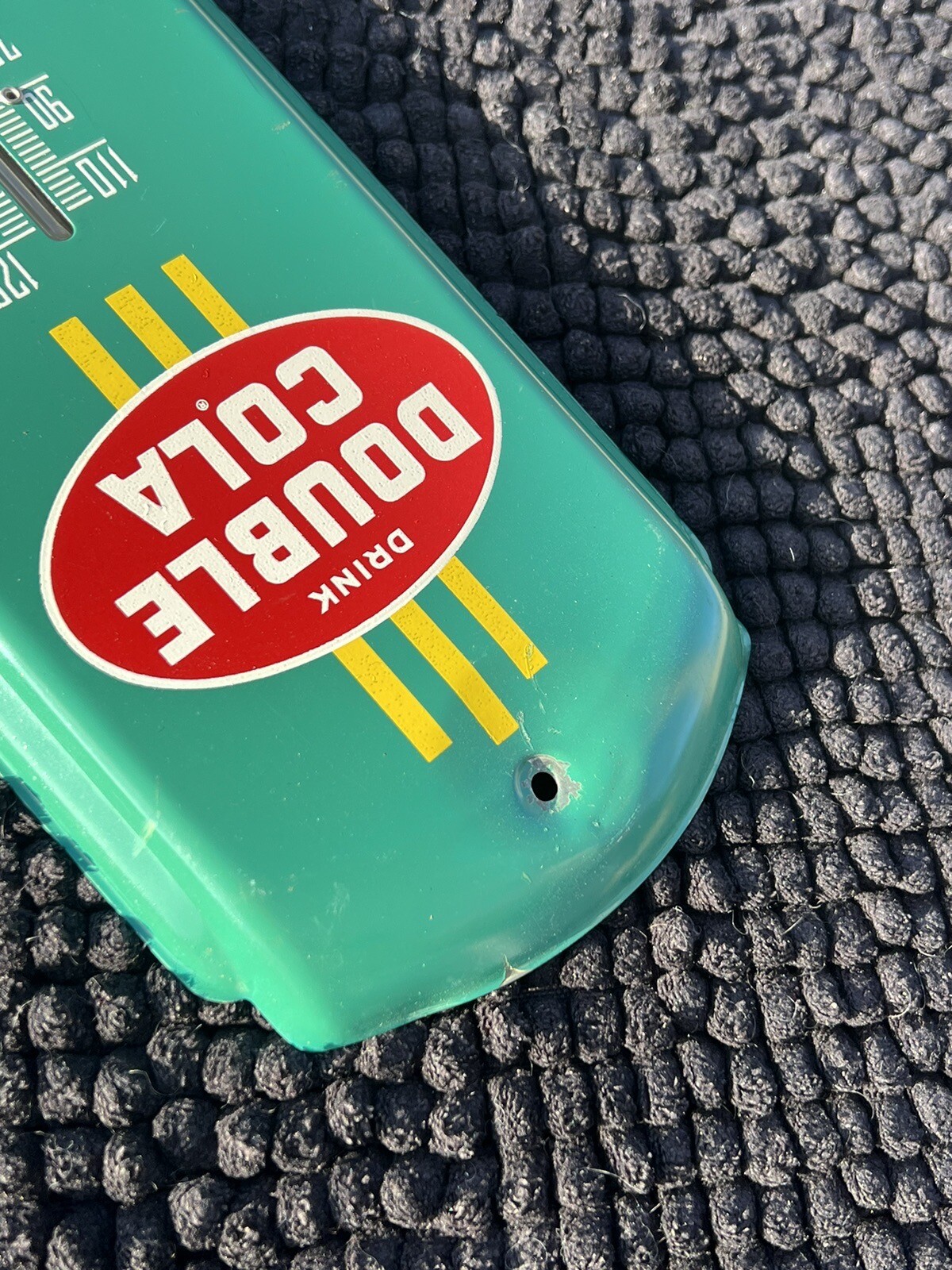 Vintage Original Drink Double Cola 17.25” Soda Pop Advertising