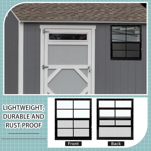 Durable Flush Mount Sliding Windows with Tempered Glass - 24'' x 27'' Set of 2 - Picture 6 of 9