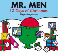 MR MEN 12 DAYS OF CHRISTMAS - Mr Men Christmas Story Book - Large Edition - NEW