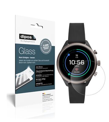 Pellicola Protettiva Dipos Per Fossil Gen 5 Smartwatch – 2 Pezzi – Vetro Rinforzato 9H Anti-Urto