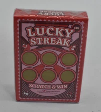 Lucky Streak V1 Riffle Shuffle Cardistry Playing Card Deck Red 1st Edition 2500