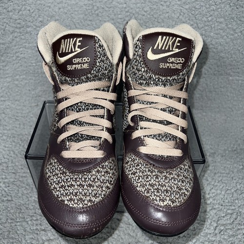 Nike Greco Supreme Wrestling Sneakers Women's Sz 8 Brown Tan 2008 316553-291 - Picture 3 of 6