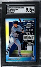 2019 Panini Contenders Optic #24 Brandon Lowe HOLO SILVER PRIZM SGC 9.5 RC