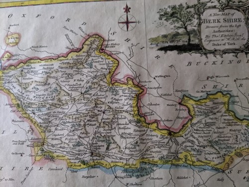 1700's Original Antique Engraved County Map of BERKSHIRE by Thomas Kitchin - Picture 6 of 6