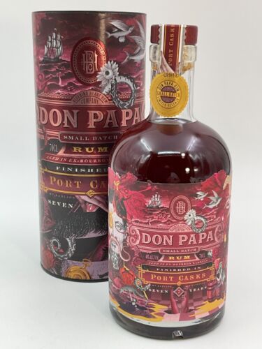RUM RHUM RON DON PAPA PORT CASKS FINISH 7 YO EN CAJA 40% 70cl. LÍMITE EDITION - Imagen 1 de 8