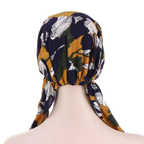 Damen Muslim Hijab Krebs Chemo Mütze Turban Kappe Abdeckung Haarausfall Kopftuch Halstuch - Bild 28 von 36