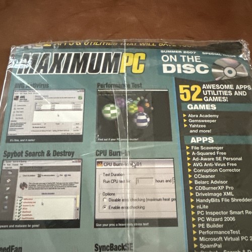 MAXIMUM PC - Ultimate PC Fix-It Guide, Special Issue Summer 2007 - Picture 7 of 9