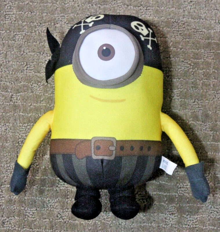 Despicable Me One Eyed Pirate Minion Plush 10 Inch Stuffed Toy