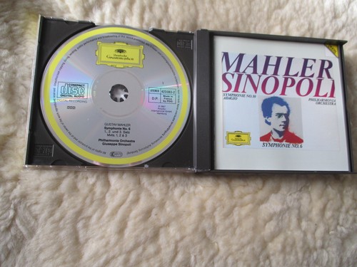 Mahler: Symphonie No. 6 & 10 - Philharmonia Orchestra - Sinopoli - 2 CDs Box-Set - Bild 2 von 4