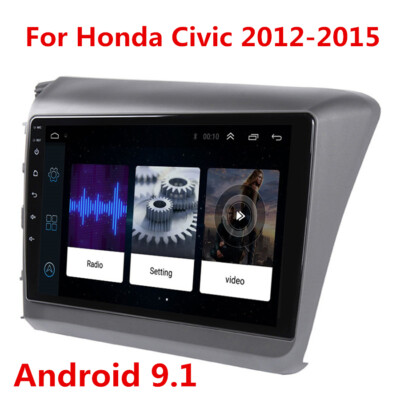 9'' Android Radio Stereo Head Unit For 12-15 Honda Civic GPS Navigation 2GB+32GB