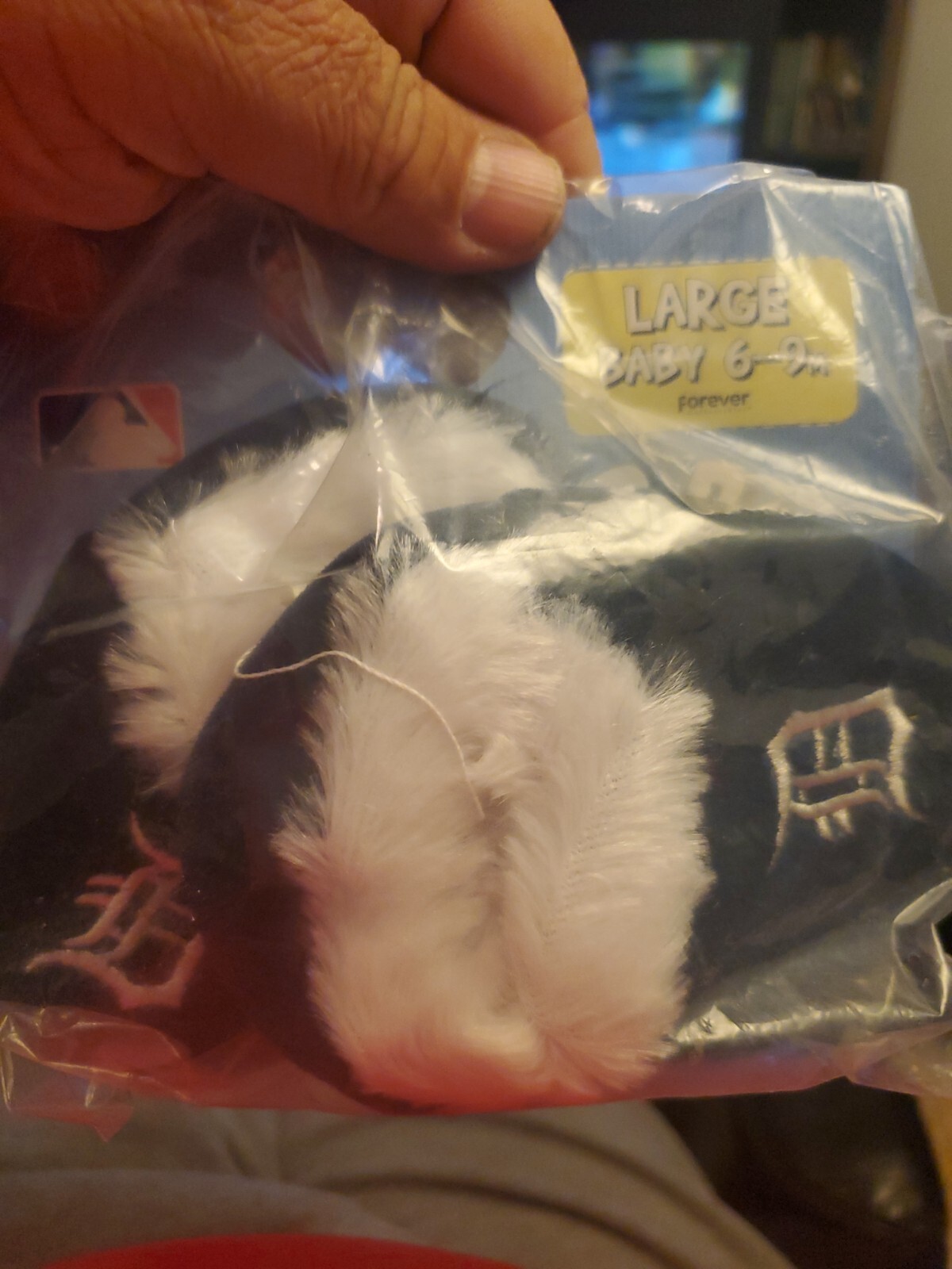 DETROIT TIGERS MLB Baseball Baby Team Slippers/Shoes 69 Months Large