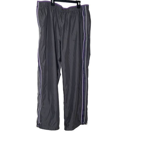 SB active grey active, track pants with purple stripe… Gem