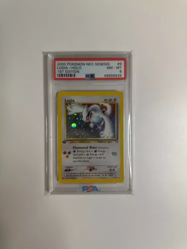Lugia 9/111 Neo Genesis-1st Edition Holo PSA 8