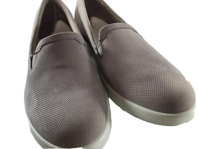 ECCO Danish Design Perforated Suede Slip On Sneakers Size 8  display picture 1