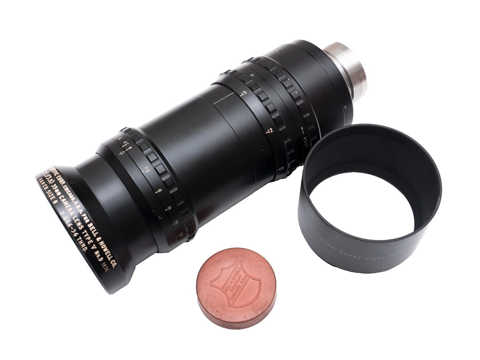 Lentes de TELEFOTO Câmera vintage Bell and Howell