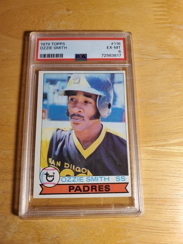 1979 TOPPS #116 OZZIE SMITH ROOKIE RC PSA 6