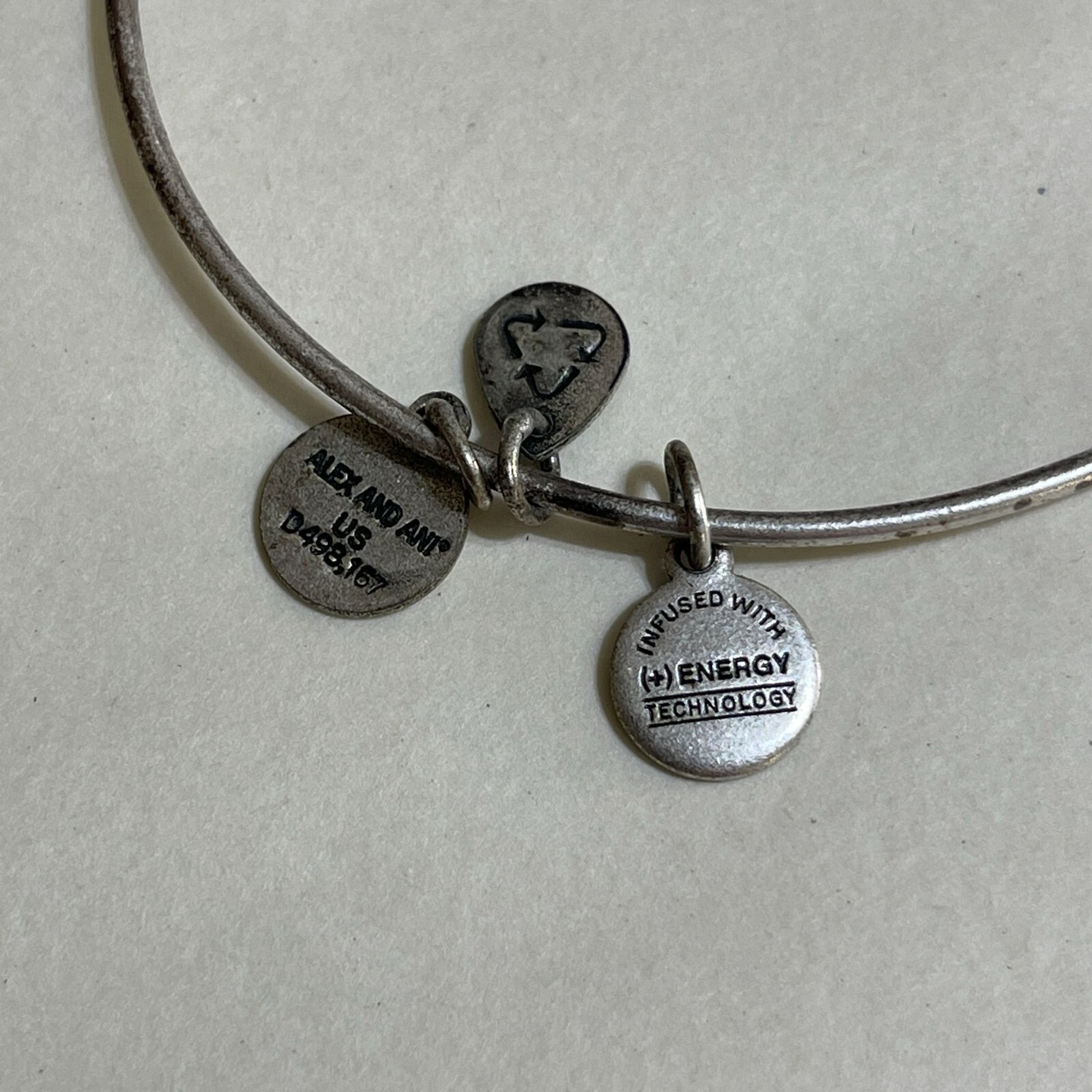 4 Monogramed "M" Bracelets Adjustable Bangle Stac… - image 6