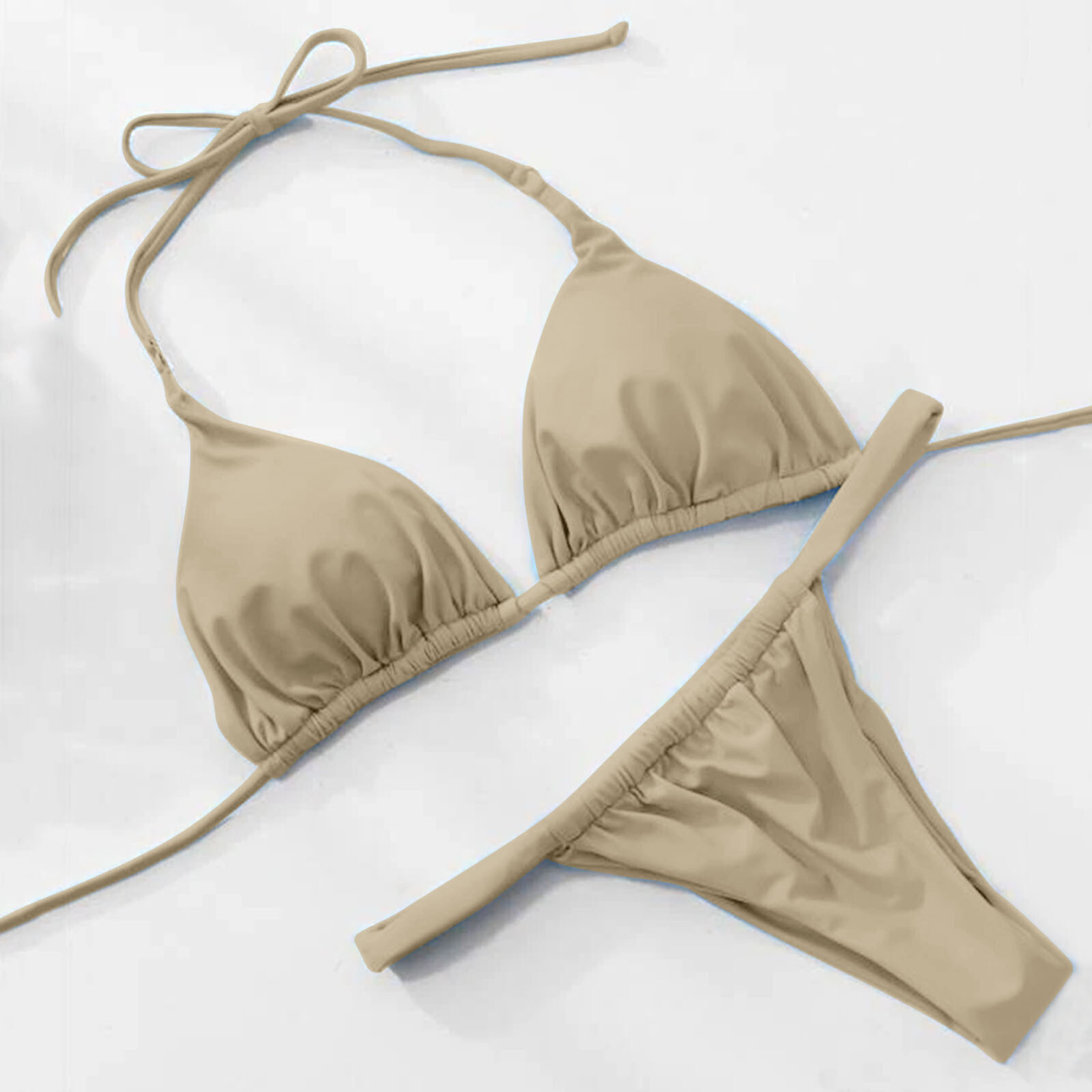 Swimsuit Brazilian Set PushUp Bikini Bandage Beachwear Bandeau Women