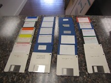 Lot of 24 Vintage Various 3.5" Floppy Disks - LB48
