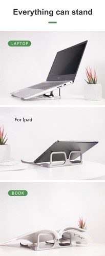 Fashionable Glasses Design Laptop Stand Foldable Lightweight Laptop Holder - Picture 4 of 5