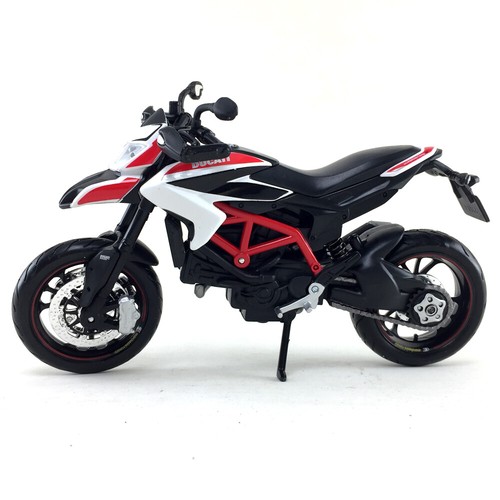 Colección de juguetes a escala 1:12 modelo fundido a presión de motocicleta Ducati Hypermotard sp - Imagen 3 de 12