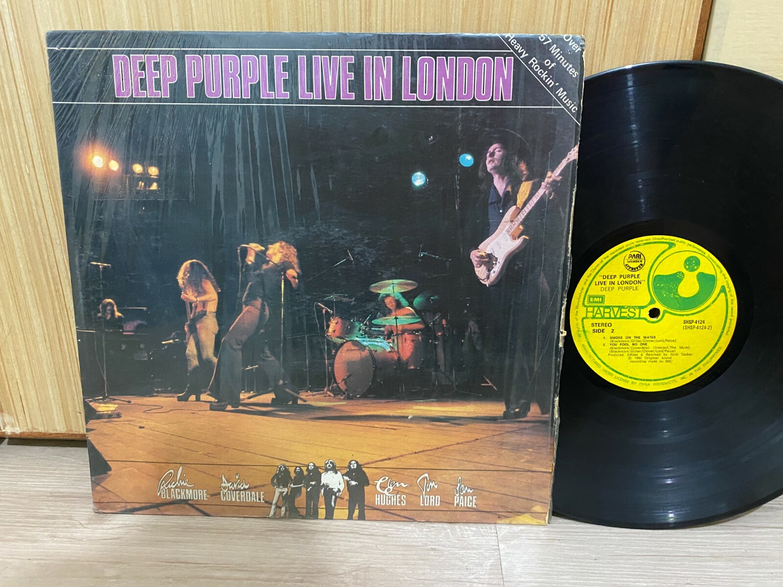 Deep Purple 33 rpm Philippines 12" EP LP live in london