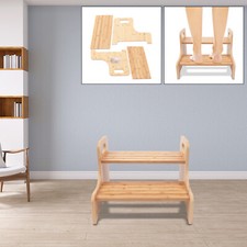 High Beds Bed Steps For Elderly/ Child Two Step Stool Stair Ladder Bath Benches