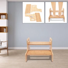 High Beds Bed Steps For Elderly/ Child Two Step Stool Stair Ladder Bath Benches