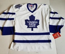 Vintage Toronto Maple Leafs CCM Jersey Size Small White NHL New with Tags