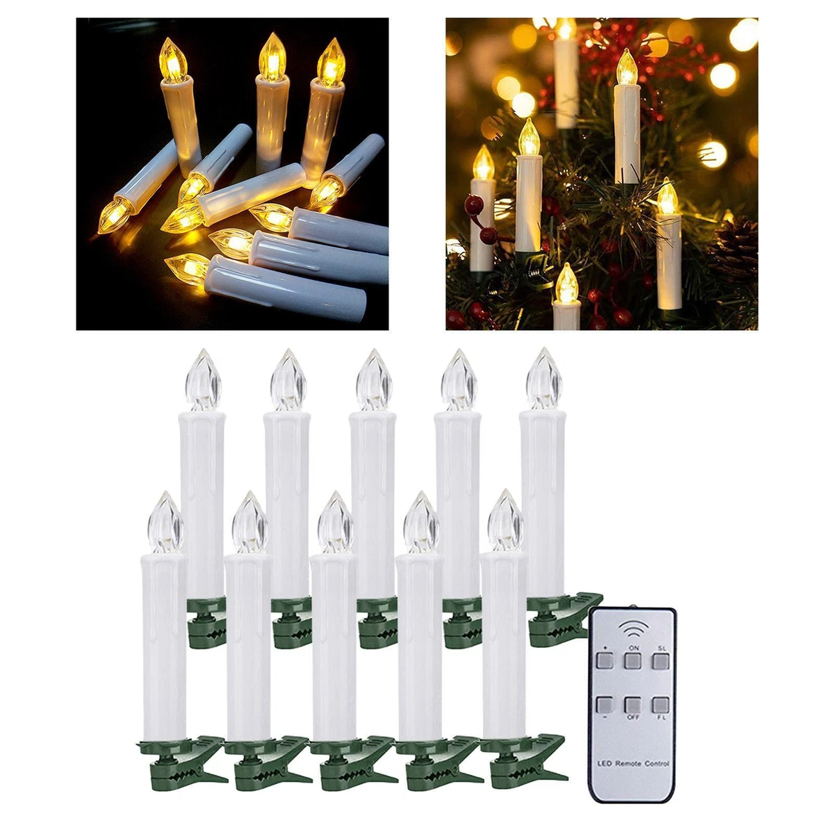 Battery taper candles with remote deals