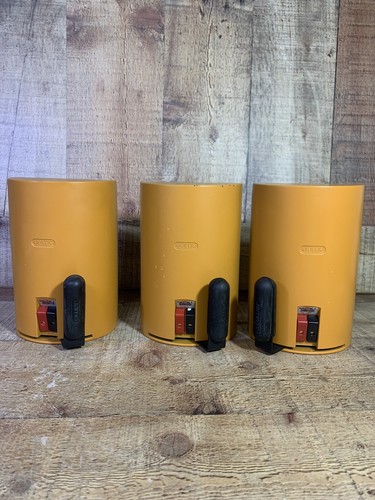 JAMO Orange Indoor Surround Sound Speaker Set Of 3 Rare HTF Tested Works - Picture 6 of 9