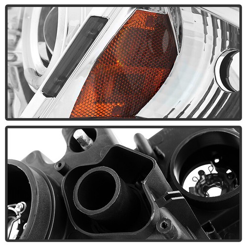 2002 2003 2004 2005 BMW E46 4DR Sedan Halo Projector Headlights w/ Corner Lamps - Picture 10 of 12