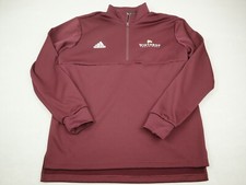 Winthrop Eagles Sweater Men Extra Large Burgundy Adidas Pullover Volleyball XL