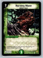 Burning Mane 2004 Wizards of the Coast Duel Masters TCG #91/110